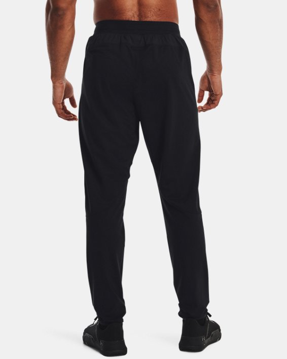 Men's UA RUSH™ Warm-Up Pants in Black image number 1